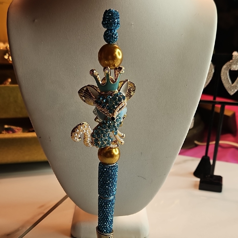 Blingy Jeweled Ink Pen Featuring FOXY
